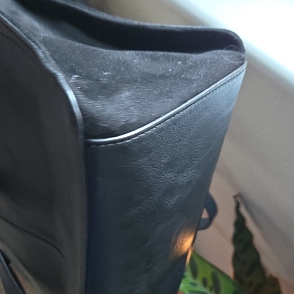 Rachel Zoe Black Tote with Gold Accents - Picture 10 of 17